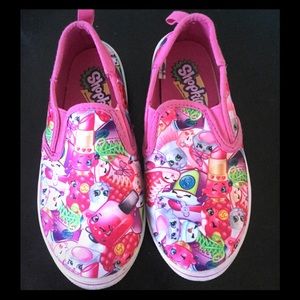 EUC SZ 13 Limited Edition Shopkins canvas shoes